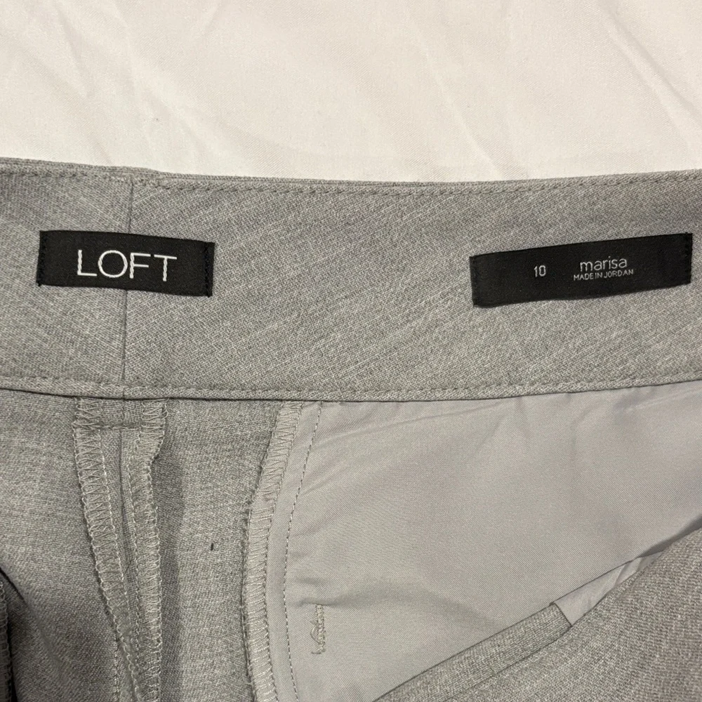 LOFT Light Gray Trousers - Picture 2 of 2